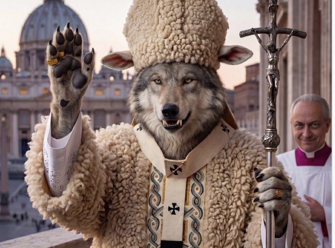 Satanista Vestido de Lobo